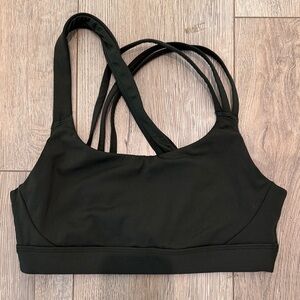 Athleta Black Multi-Strap Sports Bra